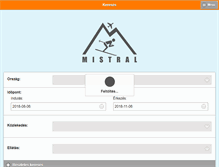 Tablet Screenshot of mistraltravel.hu